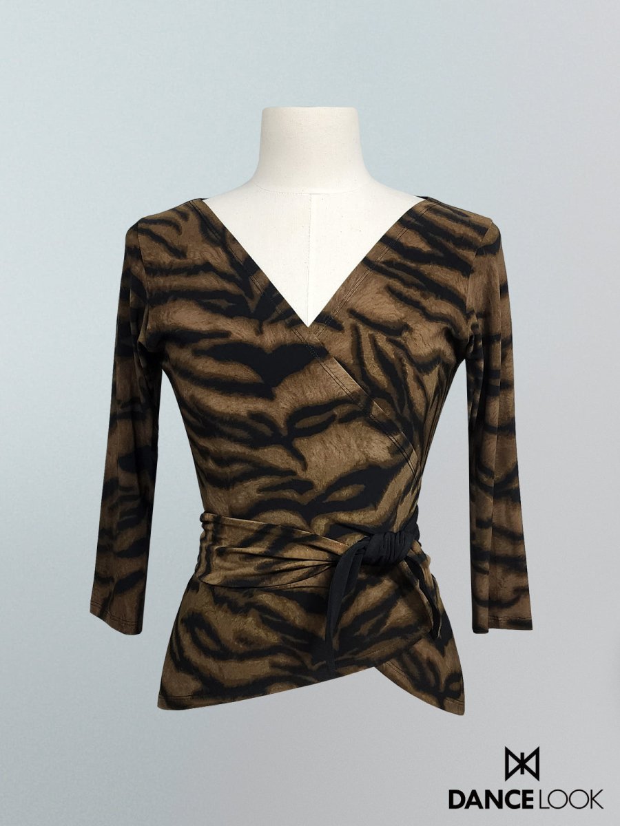 DANCE LOOK ダンスルック】レディースウェア ラップトップ ゼブラ