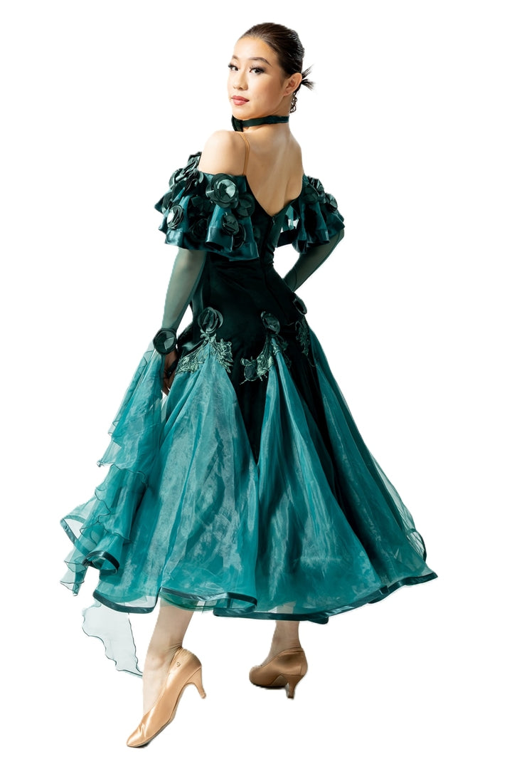 TAKA DANCE タカダンス】スタンダードドレス 3S-00172A｜社交