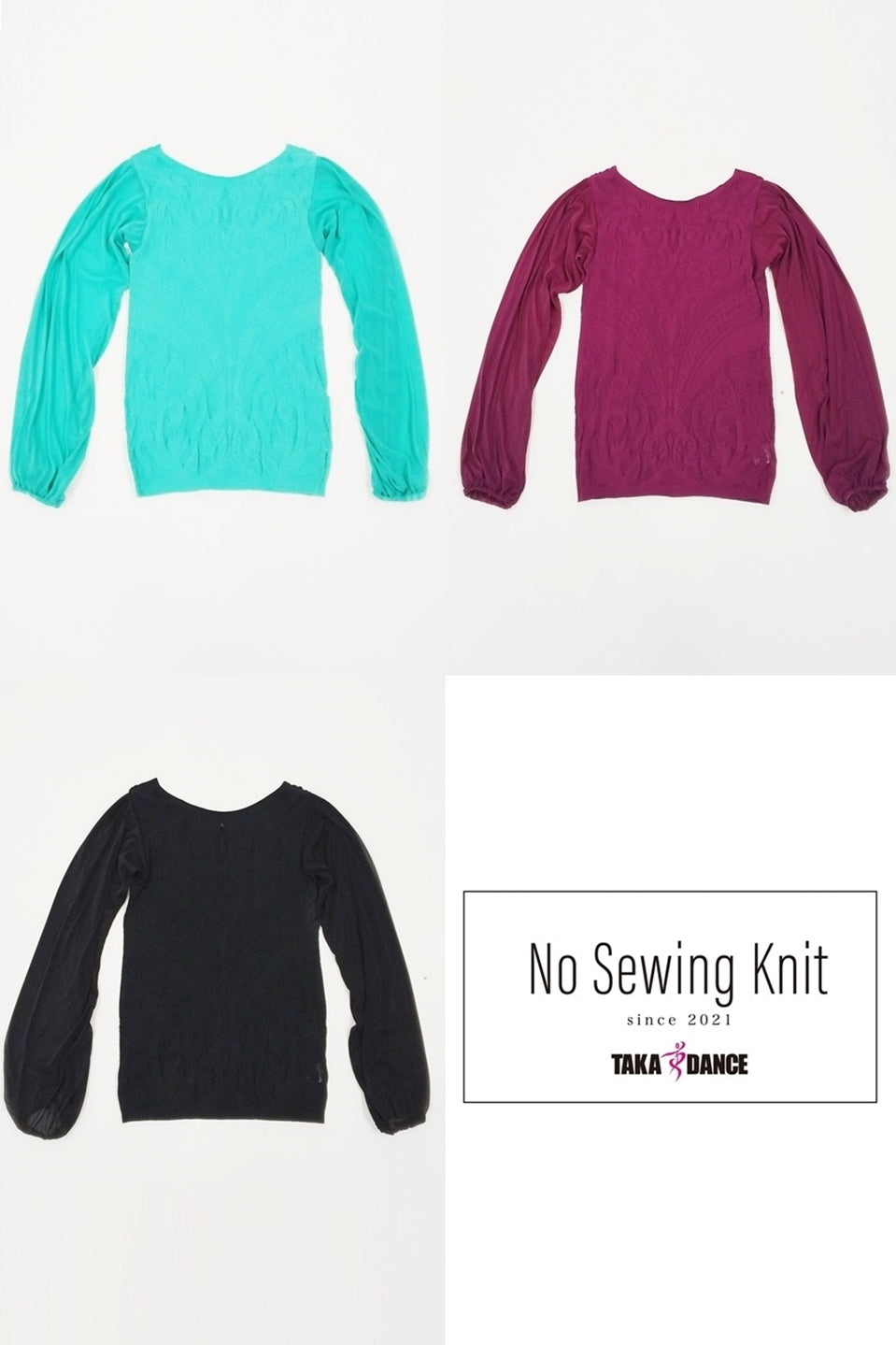 タカダンス　ノーソーイング　ニット タカダンス No Sewing Knit TDNS-SE22-021 ｜ノーソーイング