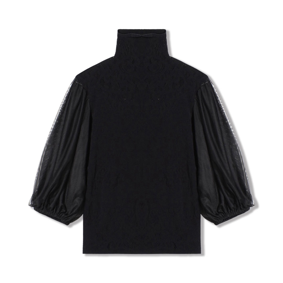 ☆Chacott チャコット ノーソーイングニット トップス ドット ブラック