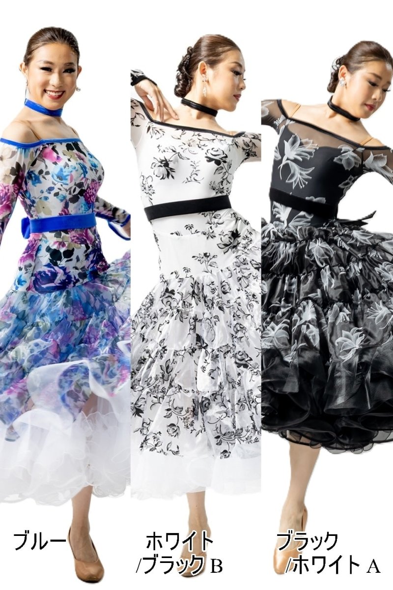 TAKA DANCE タカダンス】スタンダードドレス 3S-00154B｜社交ダンス