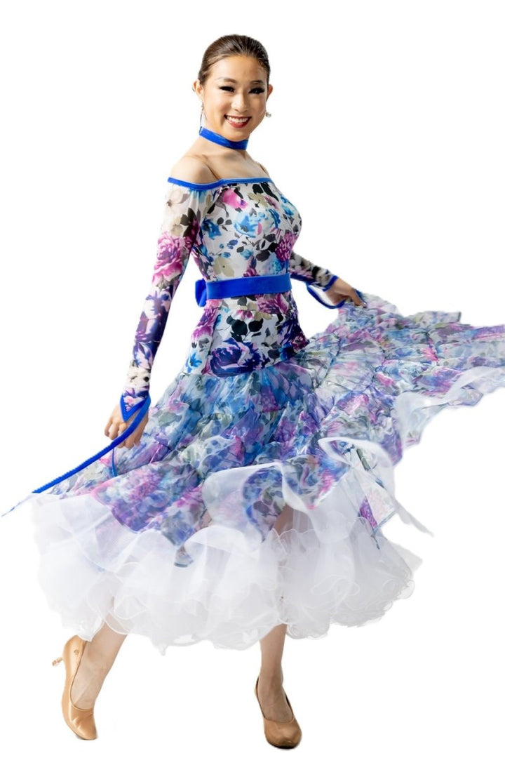 TAKA DANCE タカダンス】スタンダードドレス 3S-00154B｜社交ダンス