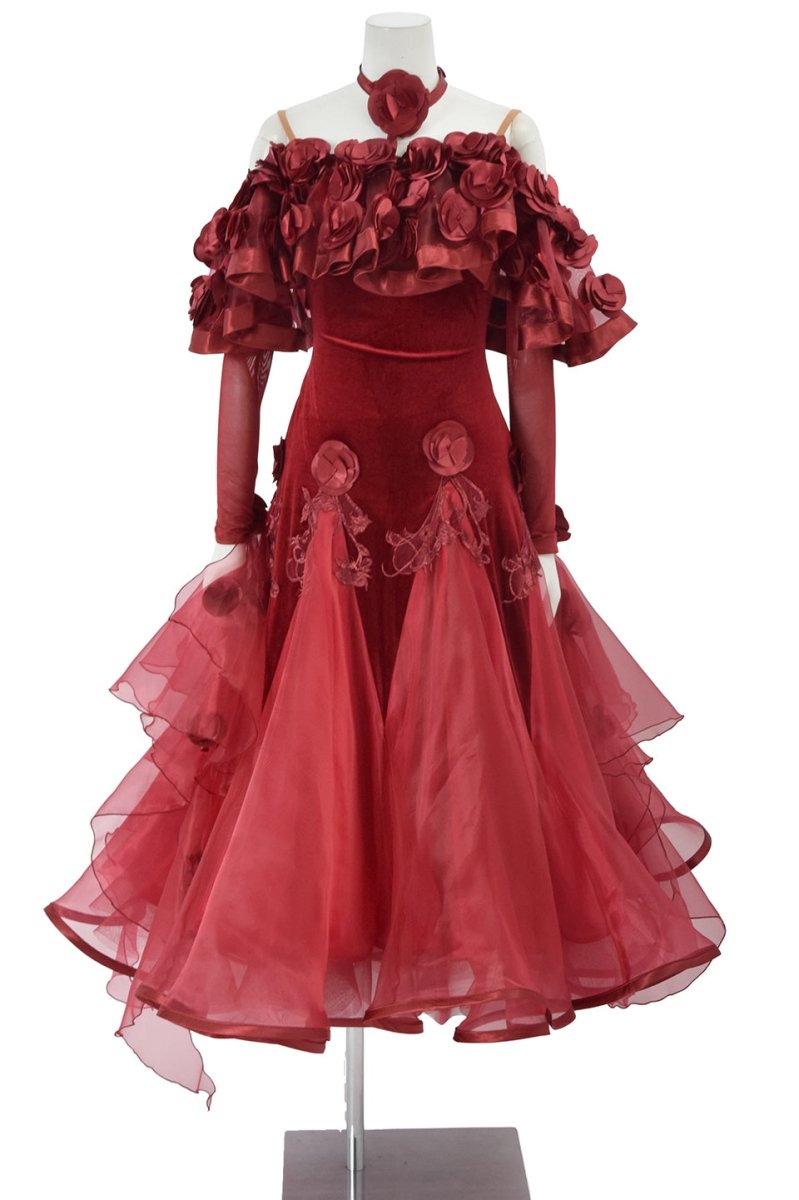 TAKA DANCE タカダンス】スタンダードドレス 3S-00172A｜社交ダンス