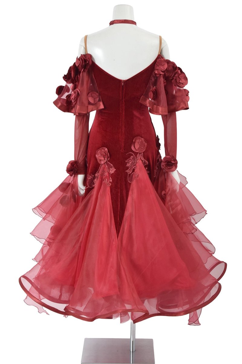 TAKA DANCE タカダンス】スタンダードドレス 3S-00172A｜社交ダンス