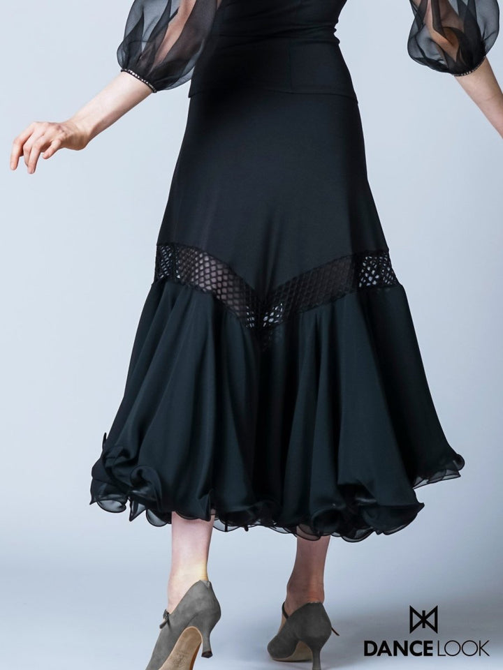 社交ダンススカートダンスルックマツヤラテンボールルームスタンダード