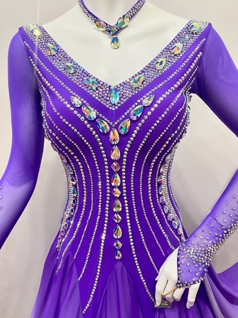 社交ダンス用ドレス【スタンダードドレス】リースナブルライン GMCS