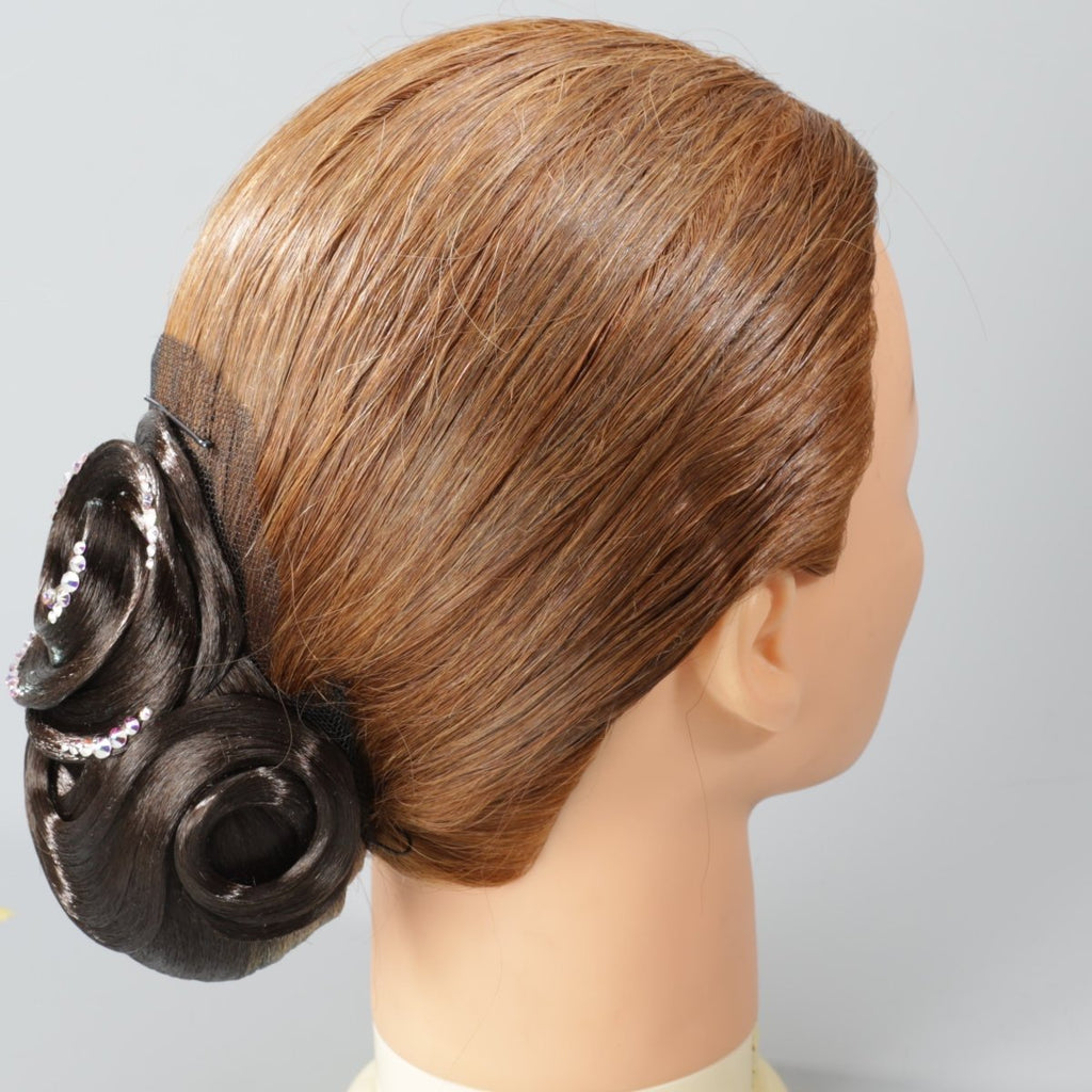 社交ダンスヘアシニヨンオーナメント髪飾り 社交ダンスやパーティーや競技用におすすめ！ レディース ヘアー