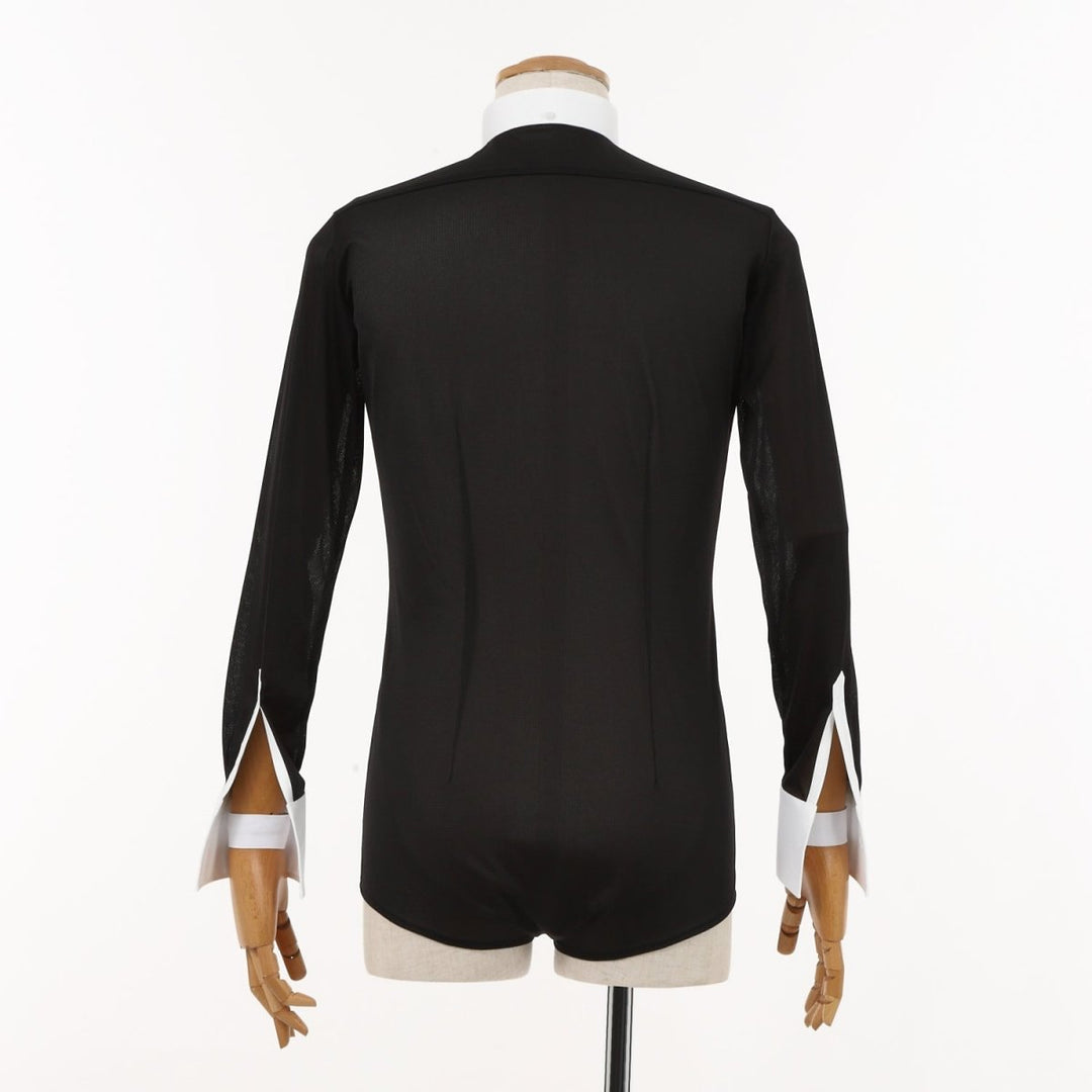 日本製】メンズ 燕尾服用 イカ胸シャツ 衿無し仕様（UM-110）クール