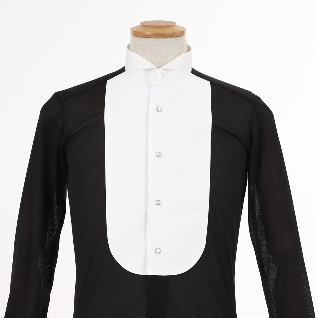 NY製　イカ胸シャツ　サイズ:42 日本製】メンズ 燕尾服用 イカ胸シャツ 衿付き仕様（UM-111）クール